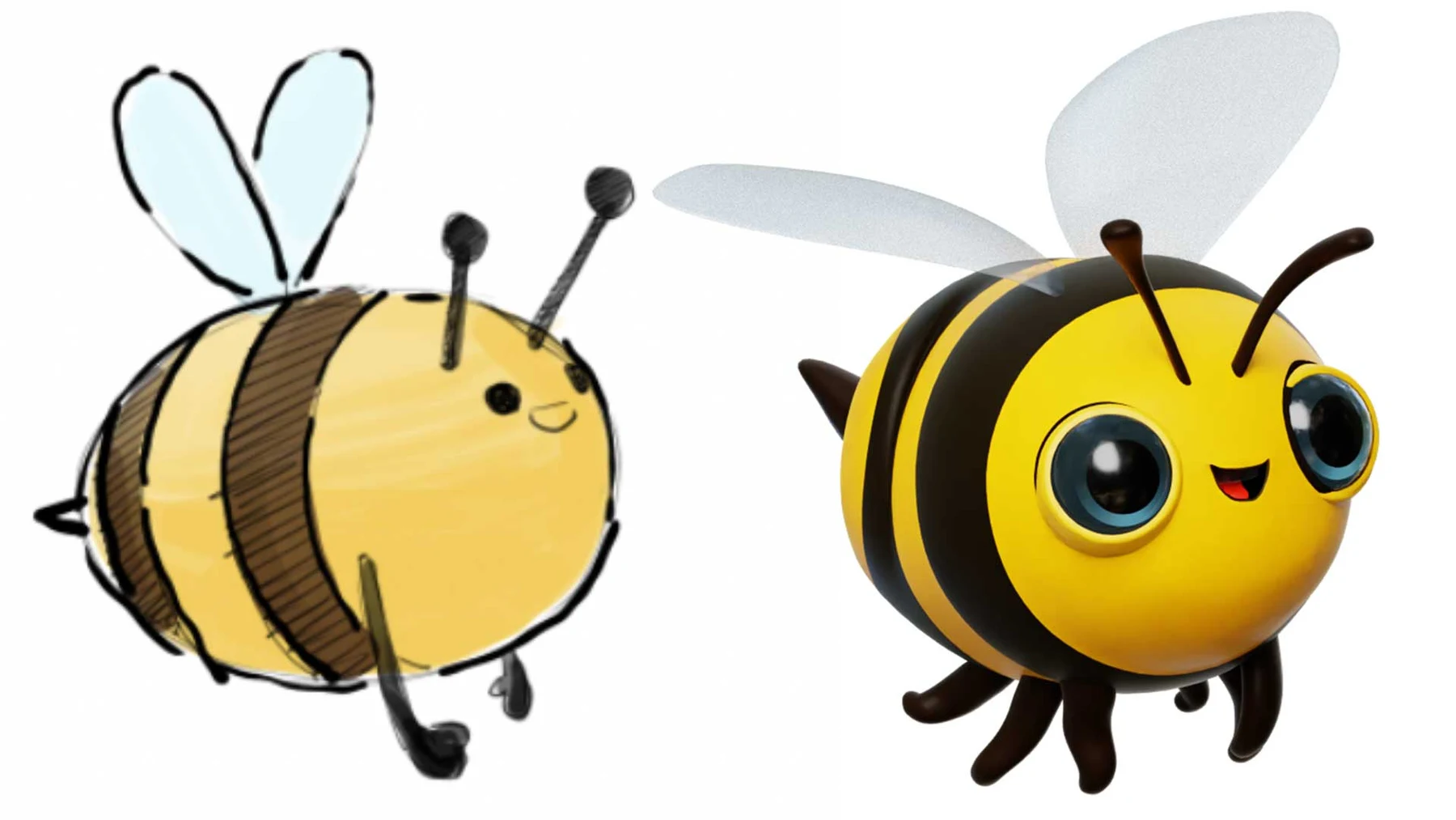 Sunny the Bee character design
