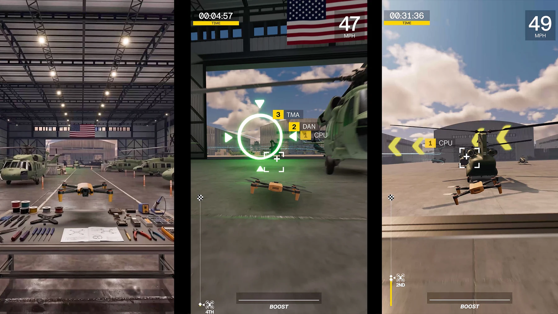 Army Drone Racer training course