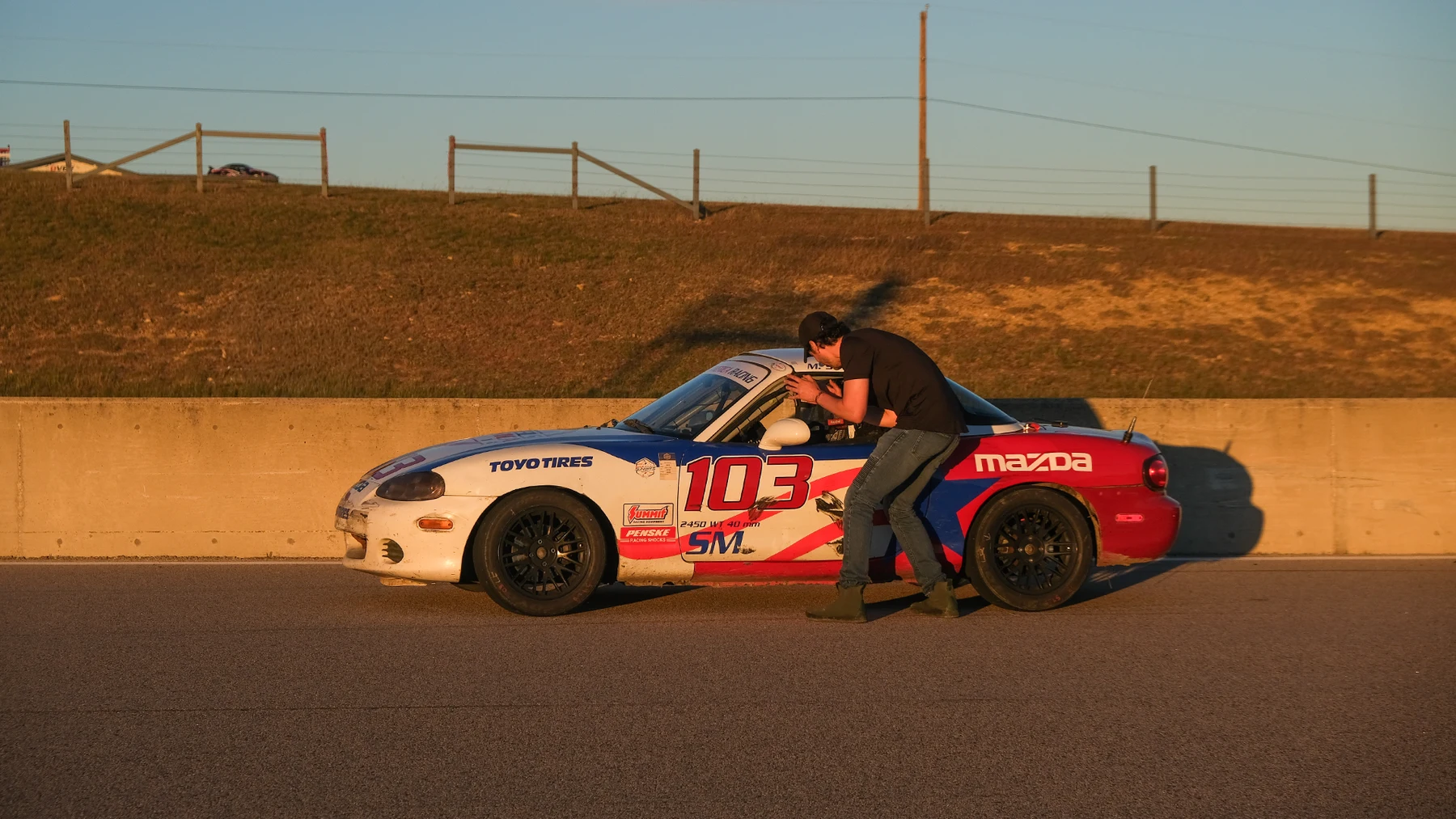 Behind the scenes with Max’s race car during production
